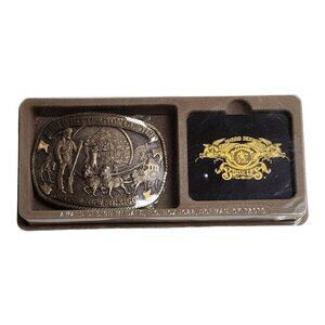 NRA 1985 Belt Buckle Collectors Edition Whittington Center Raton New Mexico